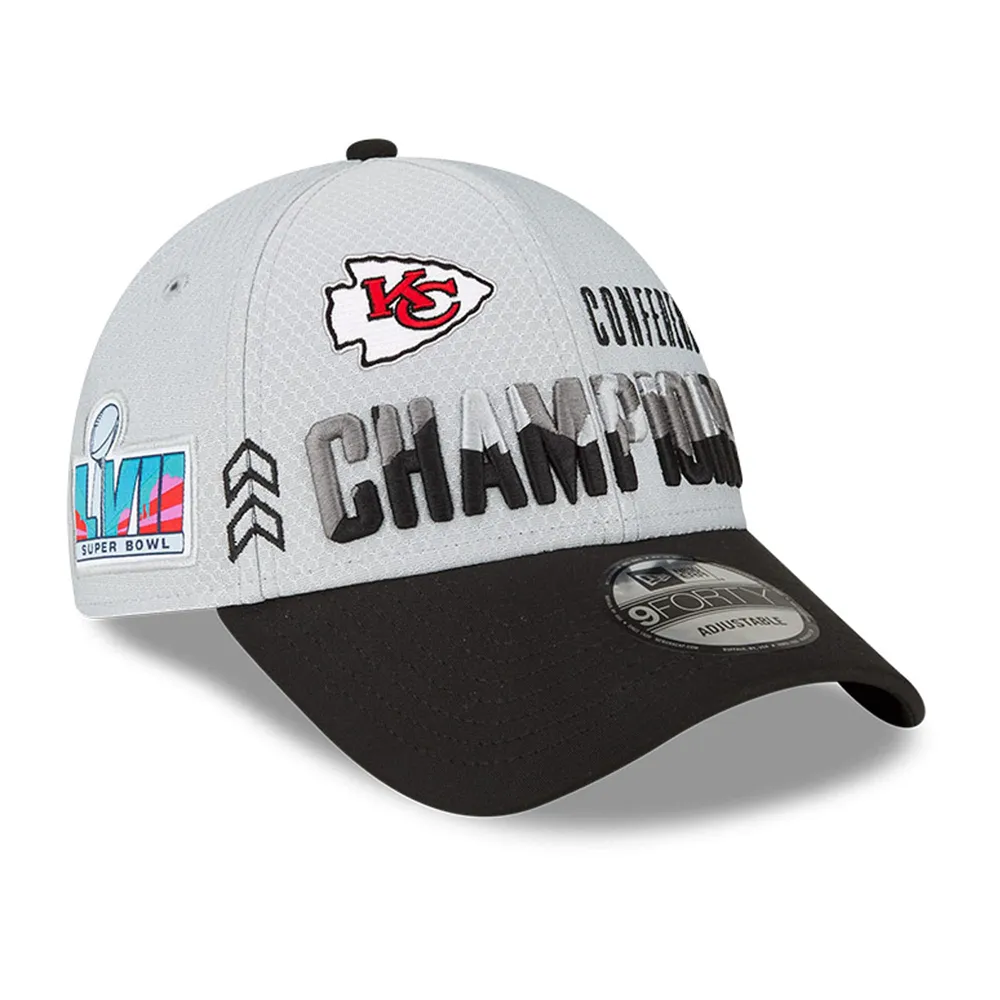 Men's New Era Black Kansas City Chiefs Super Bowl LVII Champions 9FORTY  Adjustable Hat