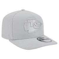 Men's New Era Gray Kansas City Chiefs Color Pack 9FIFTY Snapback Hat