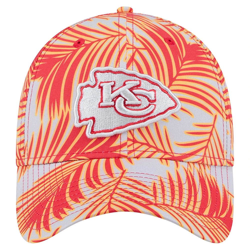 Casquette 39THIRTY Flex Palms des Chiefs de Kansas City pour homme New Era grise