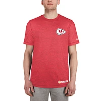 Men's New Era Heather Red Kansas City Chiefs 2024 NFL Training Camp T-Shirt