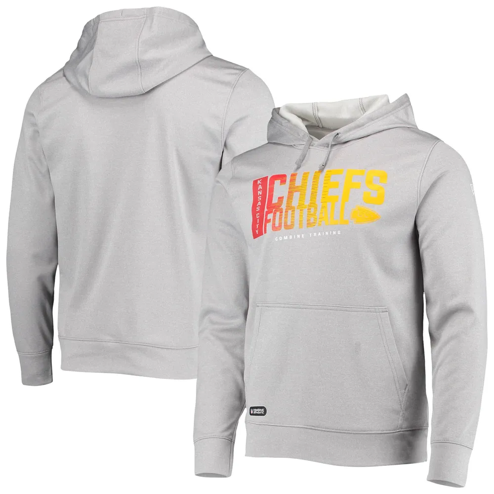 Lids Kansas City Chiefs New Era Combine Authentic Game On Pullover Hoodie -  Heathered Gray