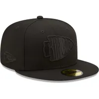 Casquette ajustée 59FIFTY Kansas City Chiefs pour homme avec logo alternatif noir sur New Era