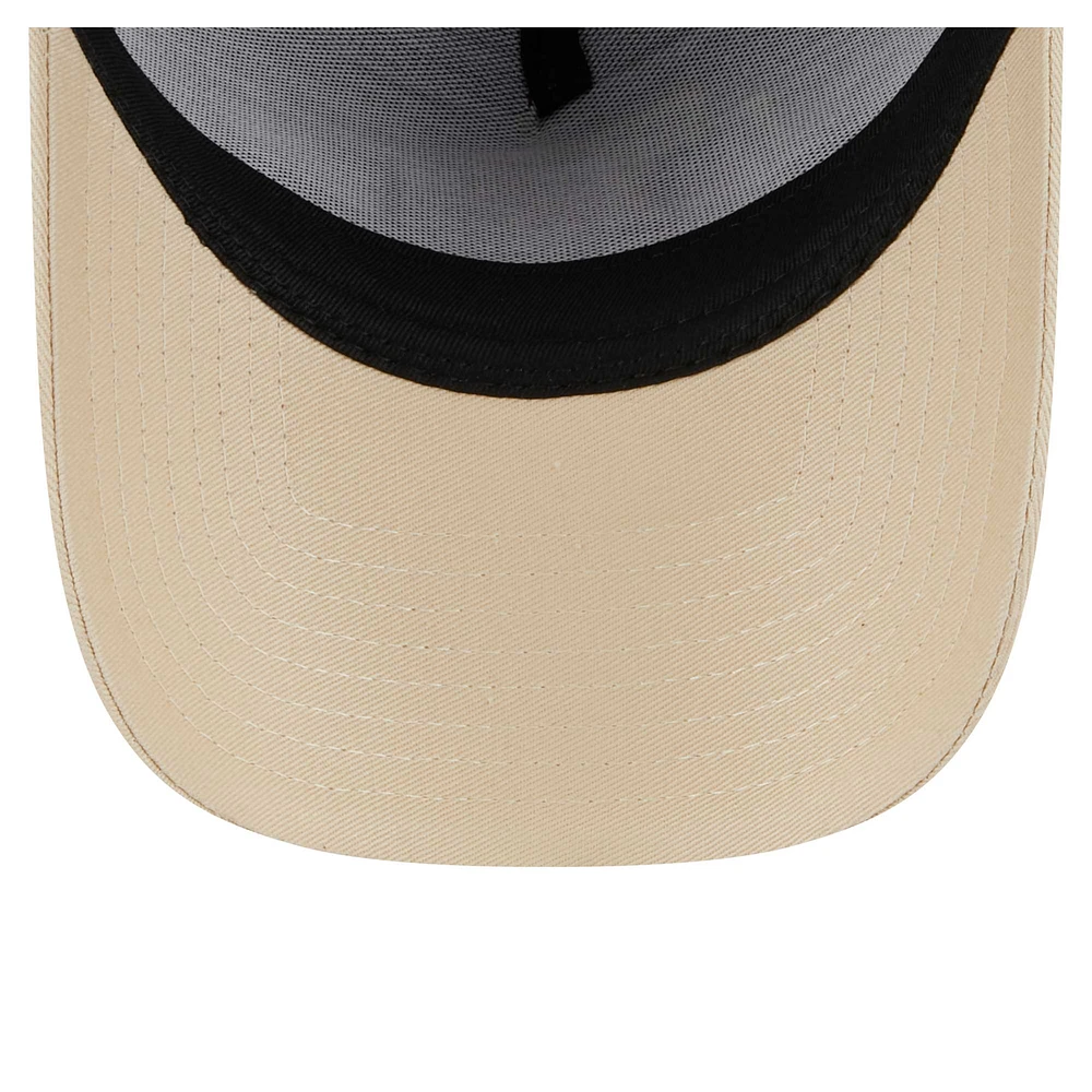 Casquette ajustable 9FORTY en moleskine pour homme Kansas City Chiefs de New Era, marron/beige