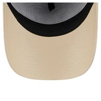 Casquette ajustable 9FORTY en moleskine pour homme Kansas City Chiefs de New Era, marron/beige