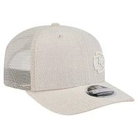 Men's New Era Natural Kansas City Chiefs Flawless 9SEVENTY Stretch-Snap Hat