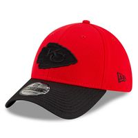 Men's Kansas City Chiefs New Era Red/Black 2021 NFL Sideline Road