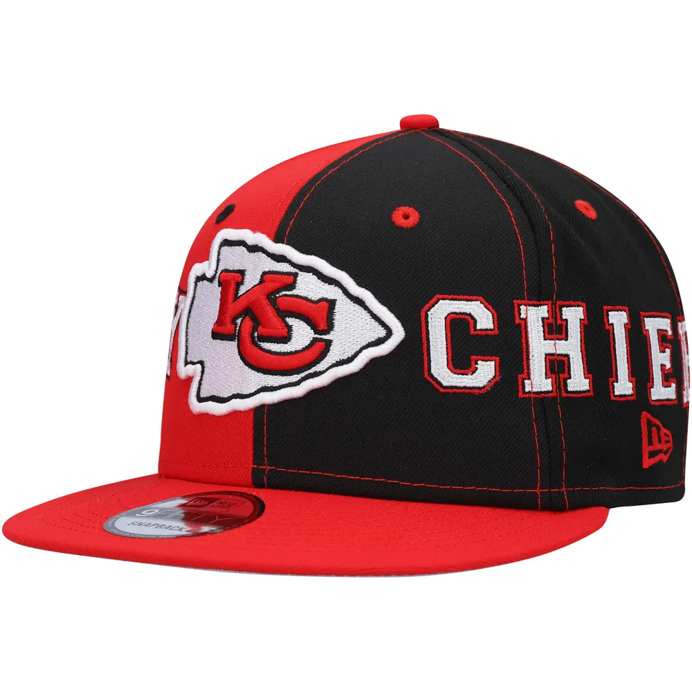 corrupción Adjuntar a Penetración Lids Kansas City Chiefs New Era Team Split 9FIFTY Snapback Hat - Red/Black  | Brazos Mall