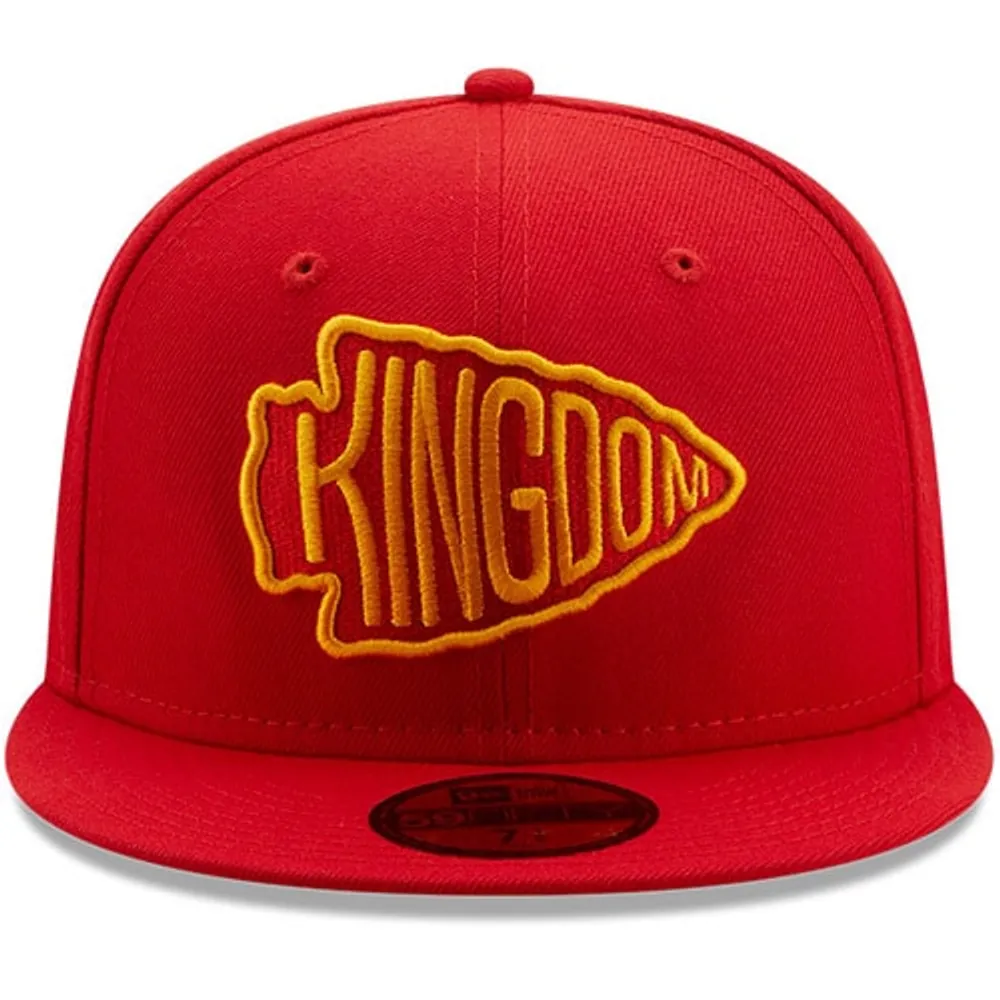 Kansas City Chiefs Chiefs Kingdom Side Patch 59FIFTY Fitted Hat by New