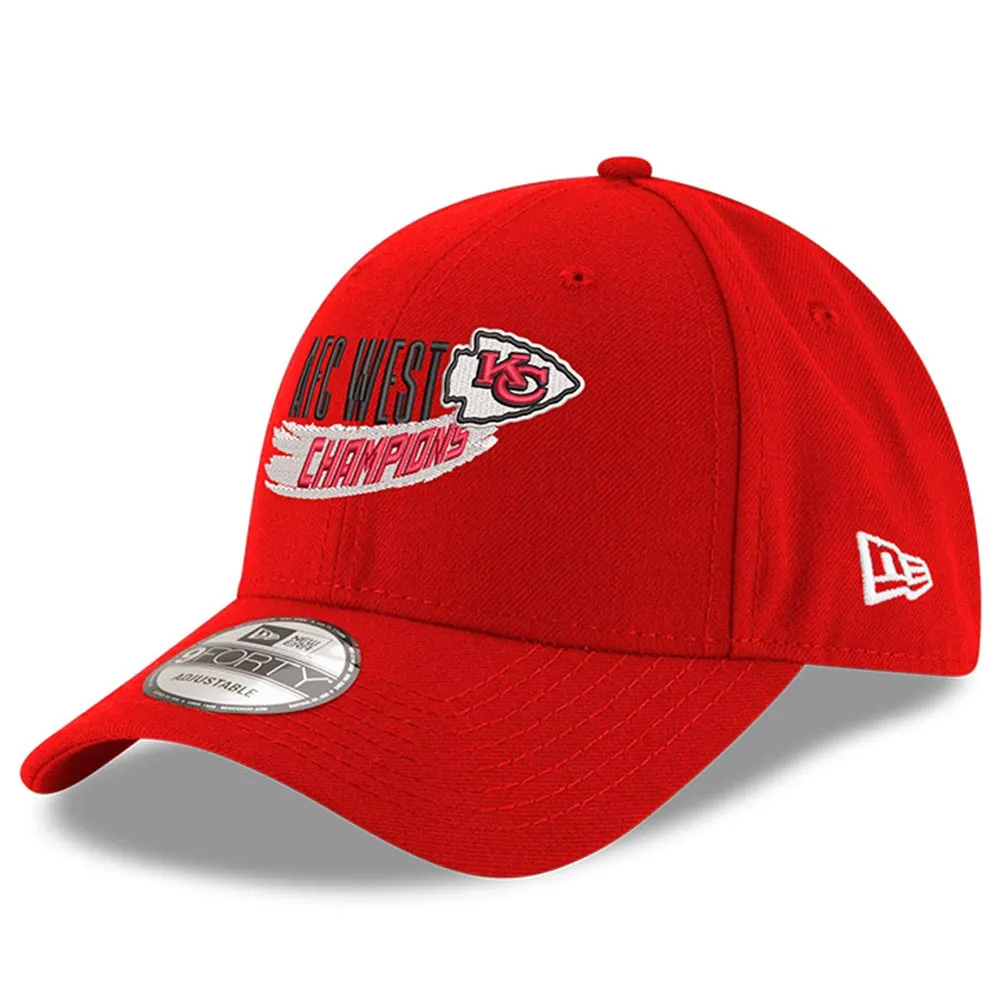 Lids Kansas City Chiefs New Era 2022 AFC West Division Champions 9FORTY  Adjustable Hat - Red