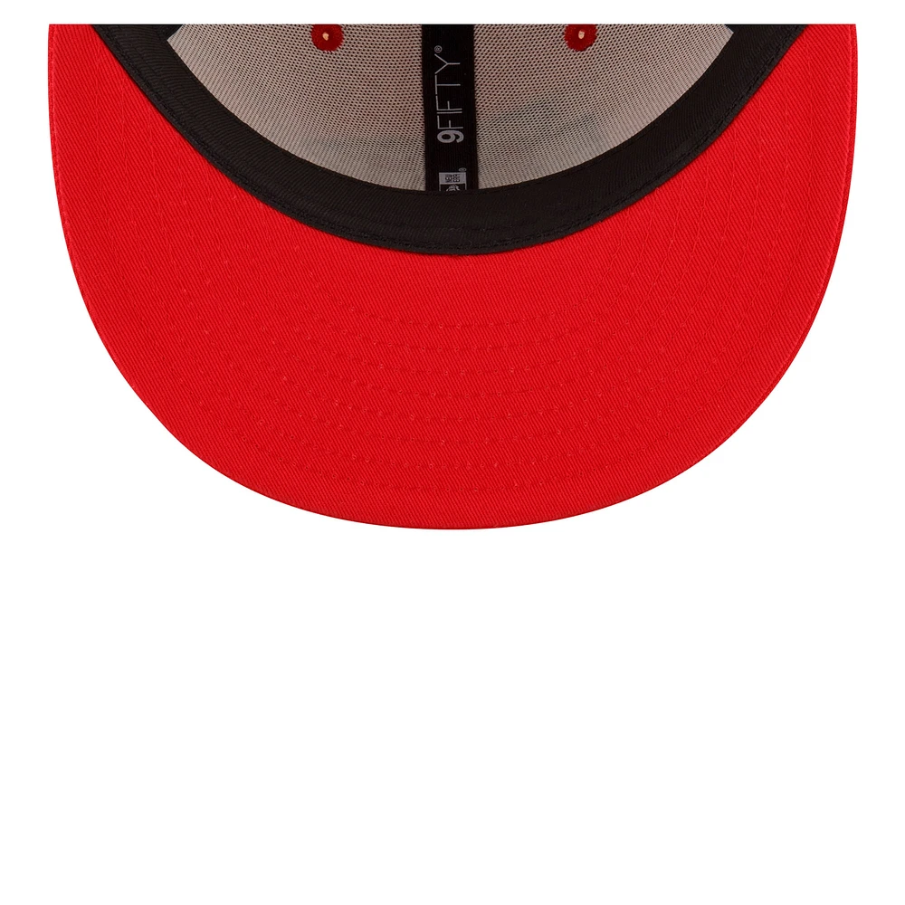 Men's New Era Red Kansas City Chiefs 2022 Sideline - 9FIFTY Ink Dye Snapback Hat