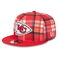 Men's New Era Red Kansas City Chiefs 2024 Sideline Statement 9FIFTY Snapback Hat