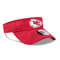 Visière de touche New Era pour hommes des Kansas City Chiefs 2024 rouge