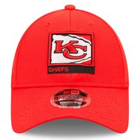 Men's New Era Red Kansas City Chiefs A-Frame - 9FORTY Snapback Hat