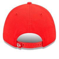 Men's New Era Red Kansas City Chiefs A-Frame - 9FORTY Snapback Hat