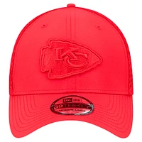 Men's New Era Red Kansas City Chiefs Active Team Tone 39THIRTY Flex Hat