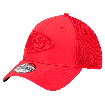 Casquette flexible 39THIRTY Active Team Tone des Kansas City Chiefs New Era pour hommes, rouge