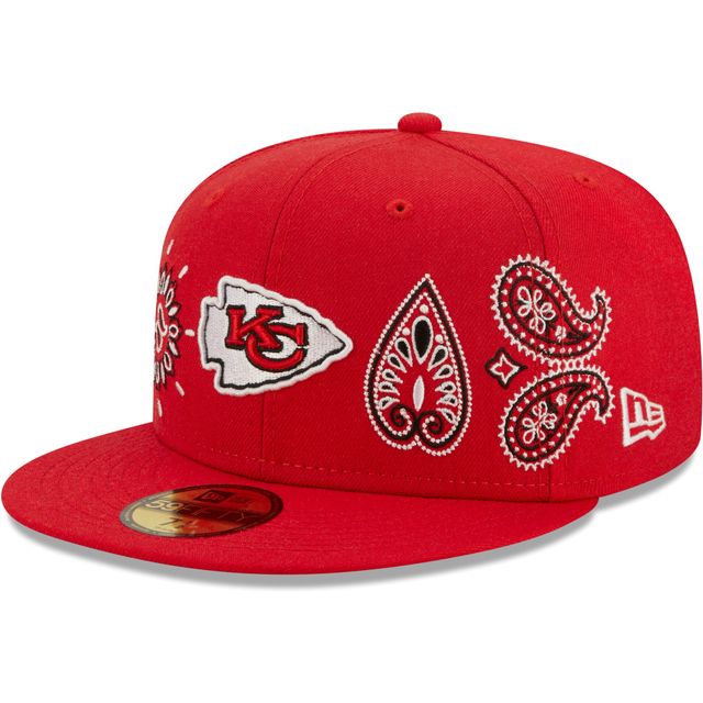 Bandana 59FIFTY des Chiefs de Kansas City New Era rouge pour homme - Casquette ajustée