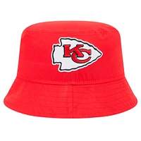 Men's New Era Red Kansas City Chiefs Helmet Bucket Hat