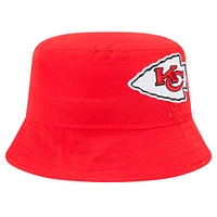 Men's New Era Red Kansas City Chiefs Helmet Bucket Hat