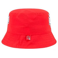 Men's New Era Red Kansas City Chiefs Helmet Bucket Hat