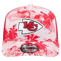 Men's New Era  Red Kansas City Chiefs Hula Trucker 9SEVENTY Adjustable Hat