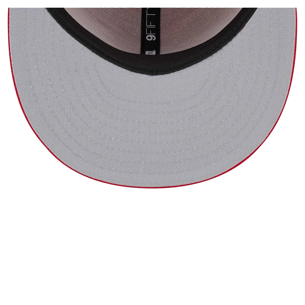Men's New Era Red Kansas City Chiefs Main Script 9FIFTY Snapback Hat