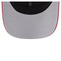 Casquette camionneur 9SEVENTY extensible à boutons-pression rouge New Era pour homme des Kansas City Chiefs