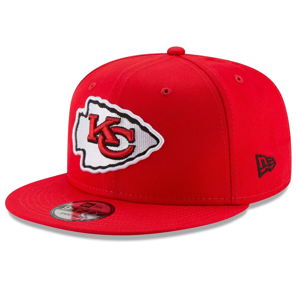 Men's New Era Red Kansas City Chiefs Super Bowl LIX Side Patch 9FIFTY Snapback Hat