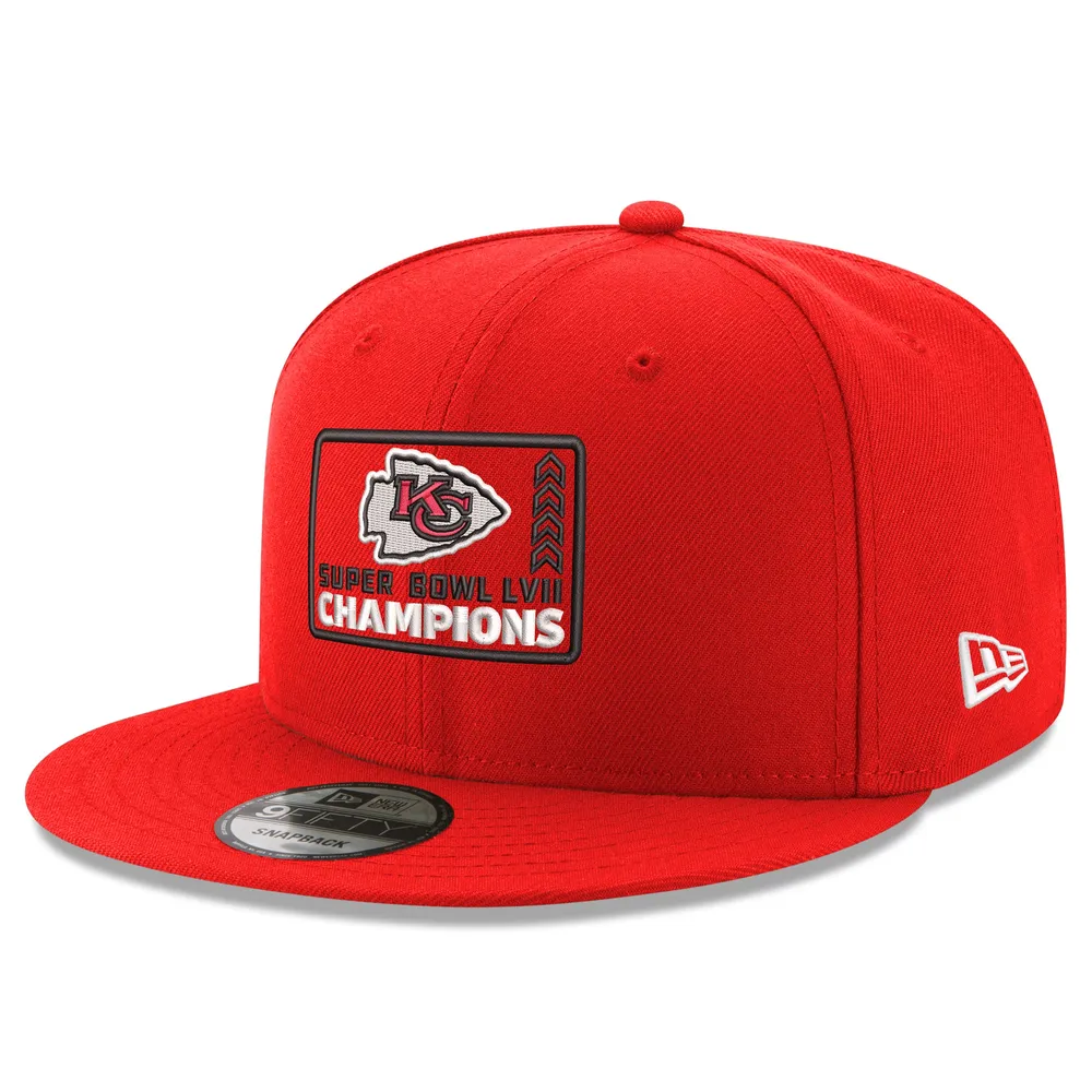 Men's New Era Cream Kansas City Chiefs Super Bowl LVII Champions Locker  Room 9FIFTY Low Profile Snapback Hat