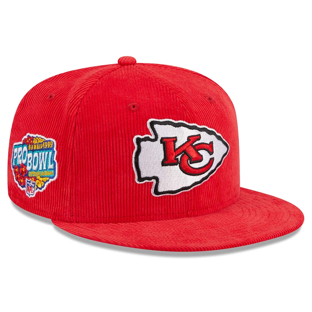 Casquette ajustée 59FIFTY rouge des Chiefs de Kansas City New Era pour hommes