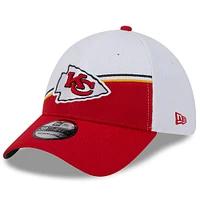 Men's New Era  White/Red Kansas City Chiefs 2023 Sideline 39THIRTY Flex Hat