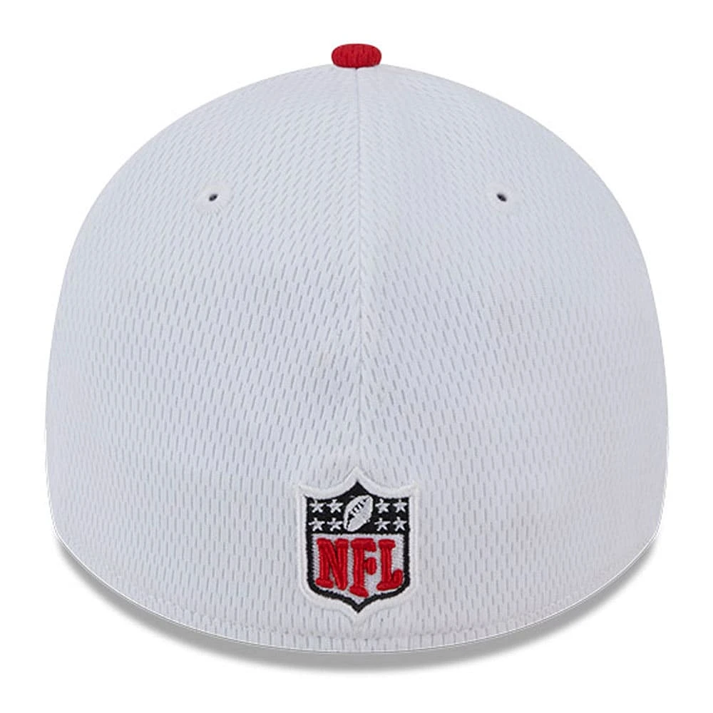 Casquette flex 39THIRTY Sideline des Kansas City Chiefs 2023 New Era pour homme, blanc/rouge