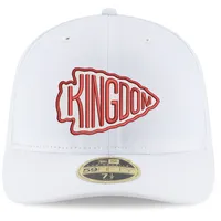 Men's Kansas City Chiefs New Era White Omaha 59FIFTY Fitted Hat