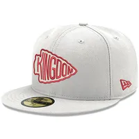 Lids Kansas City Chiefs New Era Kingdom Omaha 59FIFTY Fitted Hat - White