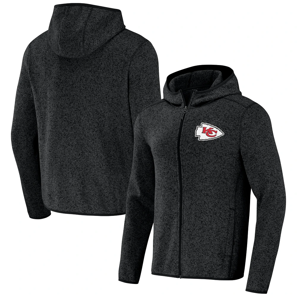 Sweat à capuche en polaire noir pour homme de la collection NFL x Darius Rucker Fanatics Kansas City Chiefs