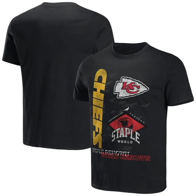 NFL X DARIUS RUCKER Men's NFL x Darius Rucker Collection by Fanatics  Heather Gray Kansas City Chiefs Henley Long Sleeve T-Shirt