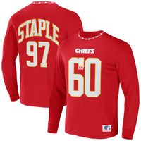 Men's NFL x Staple Red Kansas City Chiefs Core Team Long Sleeve T-Shirt