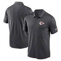 Polo Nike Anthracite Kansas City Chiefs pour homme