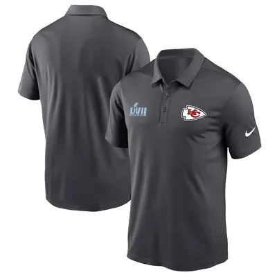 Lids Philadelphia Eagles Nike Super Bowl LVII Left Chest Polo - Anthracite