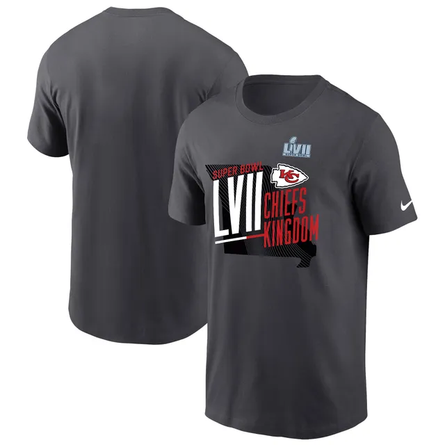 Preschool Nike Anthracite Kansas City Chiefs Super Bowl LVII Champions Locker Room Trophy Collection T-Shirt