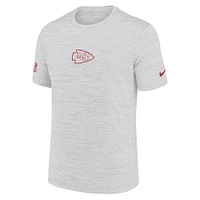 Men's Nike Ash Kansas City Chiefs Sideline Velocity Performance T-Shirt