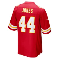 Maillot de match Nike Cam Jones rouge Kansas City Chiefs pour homme