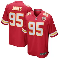 Maillot de match Nike Chris Jones des Chiefs Kansas City pour homme, rouge