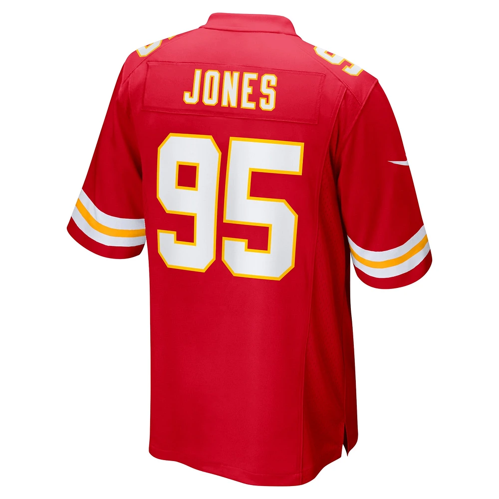 Men's Nike Chris Jones Red Kansas City Chiefs Super Bowl LVIII Game Jersey
