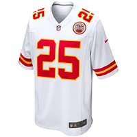 Men's Nike Clyde Edwards-Helaire White Kansas City Chiefs Game Jersey