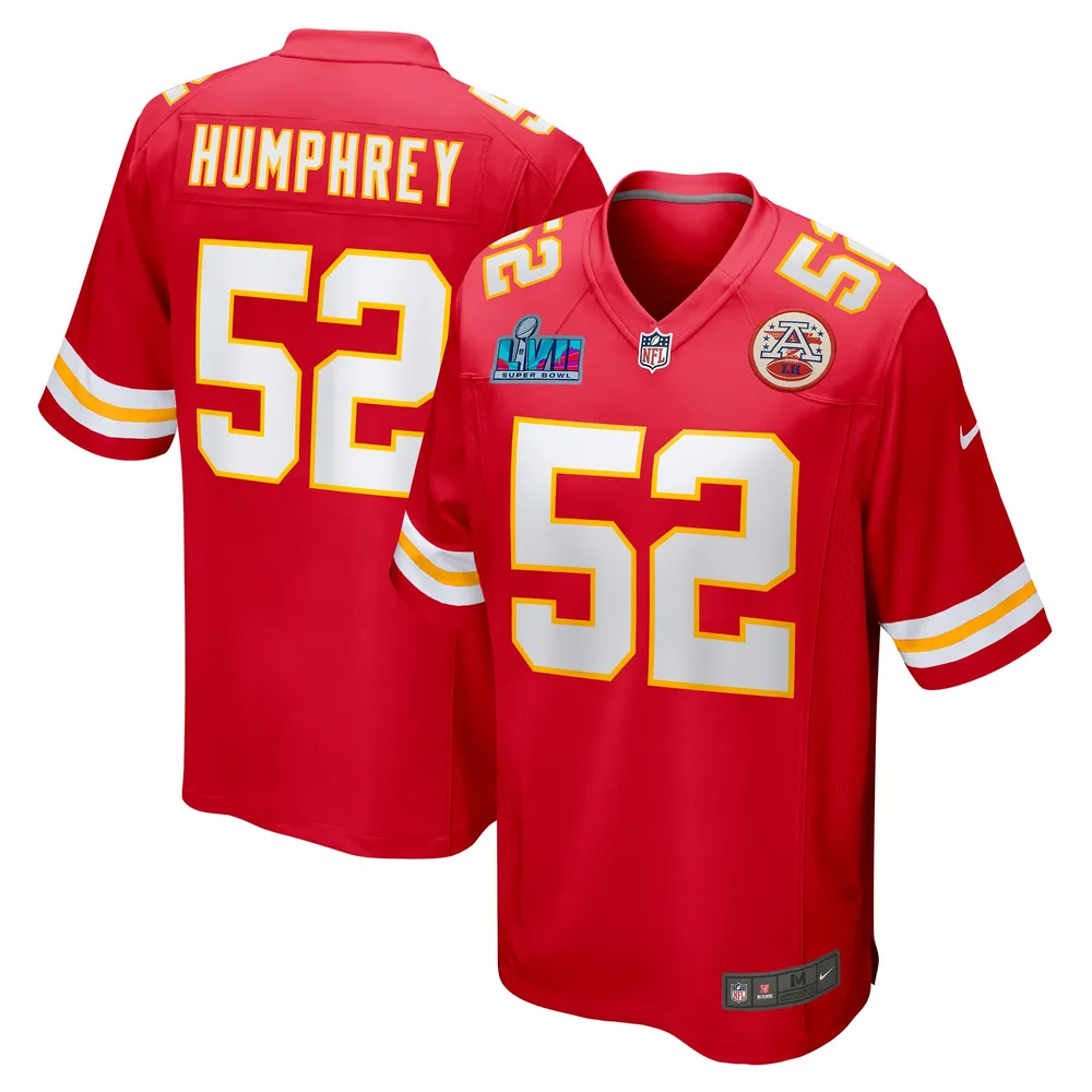 Lids Creed Humphrey Kansas City Chiefs Nike Super Bowl LVII Patch Game  Jersey - Red