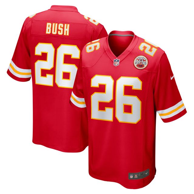 Maillot Nike Deon Bush pour homme, rouge, joueur de match des Chiefs Kansas City