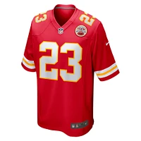 Men's Nike Drue Tranquill Red Kansas City Chiefs Game Player Jersey