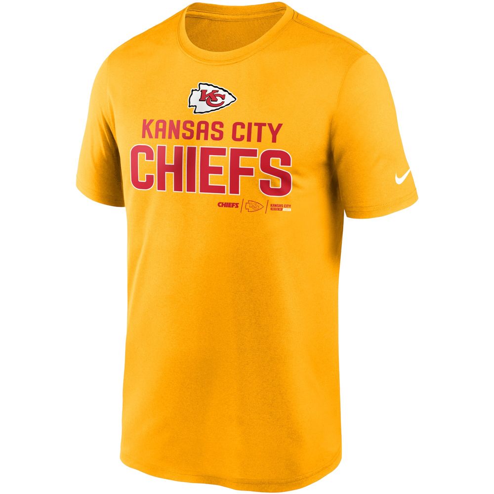 Men's Nike Gold Kansas City Chiefs Legend Community Performance T-Shirt