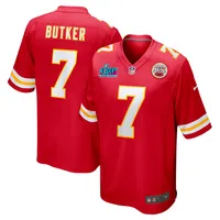 Men's Fanatics Branded Harrison Butker Red Kansas City Chiefs